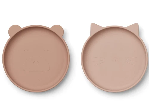 Liewood rose mix tallerken Olivia silikone (2-pak)